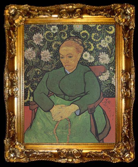 framed  Vincent Van Gogh La Berceuse (nn04), ta009-2